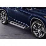 Пороги Rival Silver Lexus RX 2015-, алюминиевый профиль 180 см