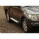 Пороги Rival Silver Mitsubishi Pajero IV 2006-2011-2014-, алюминиевый профиль 173 см