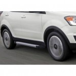 Пороги Rival Silver Ssang Yong Actyon 2010-2013-, алюминиевый профиль 173 см