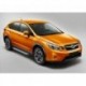 Пороги Rival Silver Subaru XV 2011-2016, алюминиевый профиль 173 см