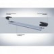 Пороги Rival Silver Nissan Terrano 2014-/Renault Duster 2011-2015-, алюминиевый профиль 173 см