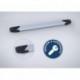 Пороги Rival Silver Nissan Terrano 2014-/Renault Duster 2011-2015-, алюминиевый профиль 173 см