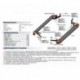 Пороги Rival Silver Nissan Terrano 2014-/Renault Duster 2011-2015-, алюминиевый профиль 173 см