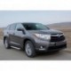 Пороги Rival Silver Toyota Highlander 2014-2017, алюминиевый профиль 180 см