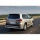 Защита заднего бампера  Lexus LX 2015-, d76+d42