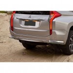 Защита заднего бампера  Mitsubishi Pajero Sport 2016-, d76 уголки