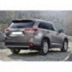 Защита заднего бампера  Toyota Highlander 2014-, d57