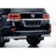 Защита заднего бампера  Toyota Land Cruiser 200 2015-, 75х42 овал уголки