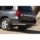 Защита заднего бампера  Toyota Land Cruiser 200 2012-2015, d76+d42 уголки
