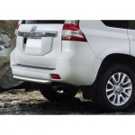 Защита заднего бампера  Toyota Land Cruiser Prado 2009-2013-, d76 короткая