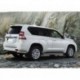Защита заднего бампера  Toyota Land Cruiser Prado 2009-2013-, d76+d42 уголки