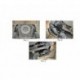 Защита заднего бампера  Toyota Land Cruiser Prado 2009-2013-, d76+d42 уголки