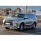 Защита переднего бампера  Lexus LX 2015-, d76+d57
