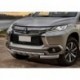 Защита переднего бампера  Mitsubishi Pajero Sport 2016-, d76+d57 с профильной защитой картера