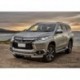 Защита переднего бампера  Mitsubishi Pajero Sport 2016-, d76+d57 с профильной защитой картера