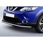 Защита переднего бампера  Nissan Qashqai 2013-, d57
