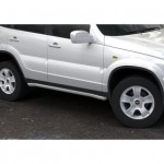 Защита порогов  Chevrolet Niva 2009-, d57
