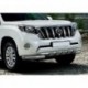 Защита переднего бампера  Toyota Land Cruiser Prado 2009-2013-, d76+d57 с профильной защитой картера