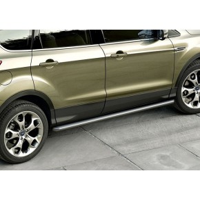 Защита порогов  Ford Kuga 2013-, d57