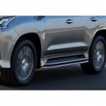 Защита штатных порогов  Lexus LX 2015-, d42
