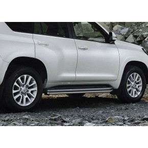 Защита штатных порогов  Toyota Land Cruiser Prado 2009-2013-, d42