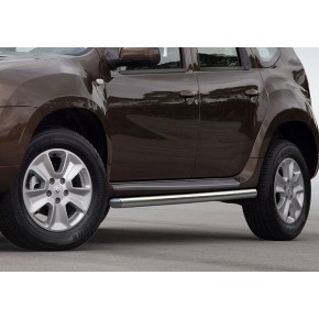 Защита порогов  Renault Duster 2011-2015-/Nissan Terrano 2014-, d57