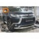 Защита переднего бампера Mitsubishi Pajero Sport (2016-) (одинарная) d76