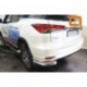 Защита заднего бампера Toyota Fortuner (2017-) (уголки) d76/42