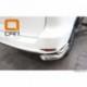 Защита заднего бампера Toyota Fortuner (2017-) (уголки) d76/42