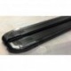 Пороги алюминиевые (Rainbow) Audi Q5 2008- (black)
