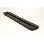 Пороги алюминиевые (Almond) Mercedes M klasse ML 164 2006-2011 (black)