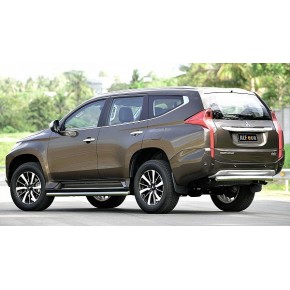 Защита задняя для Mitsubishi Pajero Sport 2016- ОВАЛ D 75х42