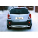 Защита задняя для OPEL Antara 2010-2017 (ОВАЛ) D 75х42