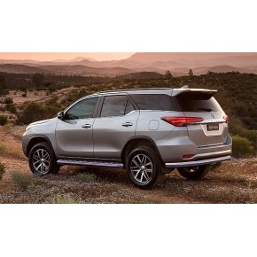 Защита задняя для Toyota Fortuner 2017- (большая) D 76,1