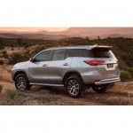 Защита задняя для Toyota Fortuner 2017- ОВАЛ D 75х42