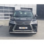 Защита передняя для Lexus LX 450d/LX 570 2015- (кроме F-Sport) D 76,1