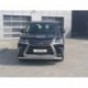 Защита передняя для Lexus LX 450d/LX 570 2015- (кроме F-Sport) двойная (КРУГ+ОВАЛ) D 76,1/75х42
