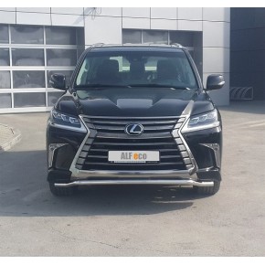 Защита передняя для Lexus LX 450d/LX 570 2015- (кроме F-Sport) волна D 50,8