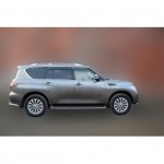 Защита порогов для Nissan Patrol 2014- D 50,8