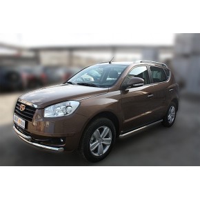 Пороги труба для Geely Emgrand Х7 2016- D 60,3