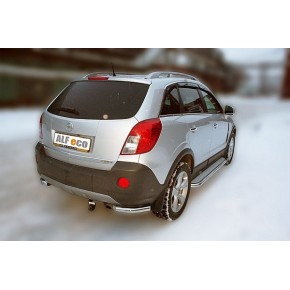 Защита задняя для OPEL Antara 2010-2017 уголки D 60,3