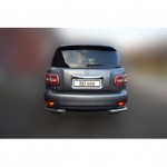 Защита задняя для Nissan Patrol 2014- уголки D 76,1