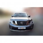 Защита передняя для Nissan Patrol 2014- D 76,1