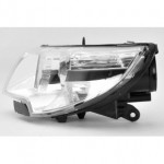 Левая фара с регулирующим мотором внутри хром Skoda Superb - 2 поколение