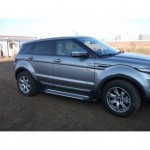 Пороги алюминиевые (Sapphire Silver) Land Rover Evoque (2011-) кроме к-ции Dynamic