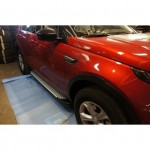 Пороги алюминиевые (Sapphire Silver) Land Rover Discovery Sport (2015-)
