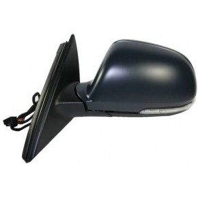 Зеркало левое электрическое с подогревом автоскладыватель с памятью с поворотником подсветка (15 конт) Skoda Superb - 2 поколение