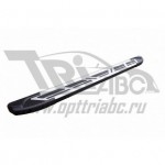 Пороги алюминиевые (Corund Silver) Peugeot Expert (2014-)
