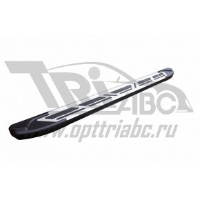 Пороги алюминиевые (Corund Silver) Peugeot Expert (2014-)