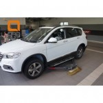 Пороги алюминиевые (Corund Silver) Haval H6 (2016-)